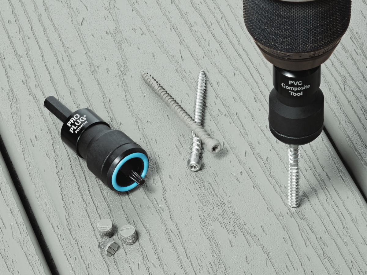Starborn deck fasteners and Pro Plug system at Hamel Supply, Hot Springs, AR
